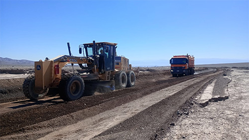 VIALIDAD DE ANTOFAGASTA EJECUTÓ OBRAS DE CONSERVACIÓN EN RUTA B-150  “EL TIGRE”