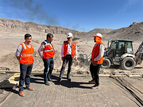 Vialidad de Antofagasta ejecuta obras de conservación vial en acceso a localidad de Lasana