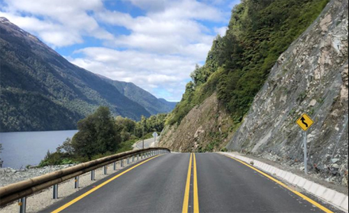 Vialidad de Aysén finalizó la pavimentación de la Ruta 7 Norte entre puente El Pangue y Puyuhuapi
