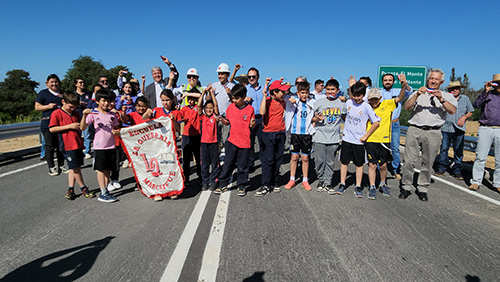 MOP O’HIGGINS INAUGURA PUENTES YERBAS BUENAS Y EL MONTE EN MARCHIGÜE