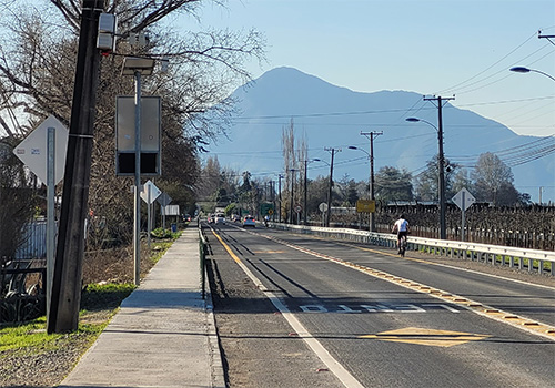 Vialidad de O’Higgins inauguró obras de reposición  de asfalto en la ruta H-10 de Mostazal