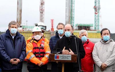 Ministro Alfredo Moreno en visita al Puente Chacao en Chiloé: “Esta es la principal obra pública que tenemos en el país”