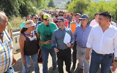 Ministro García anunció plan de mejoramiento de puentes menores en caminos rurales de la Región del Maule