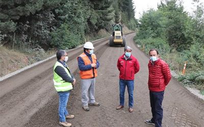 EN ABRIL FINALIZARÁ LA PAVIMENTACIÓN DEL TRAMO COMUY – POCOYÁN DE LA RUTA S-70 EN LA ARAUCANÍA