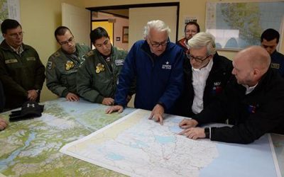 MINISTRO DE OBRAS PÚBLICAS, JUAN ANDRÉS FONTAINE, SUPERVISÓ TRABAJOS DE EMERGENCIA PARA REPONER CONECTIVIDAD AFECTADA POR TEMPORAL EN LA REGIÓN DE LOS LAGOS