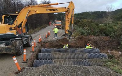 EN EJECUCIÓN ESPERADO MEJORAMIENTO EN RUTA T-60 DE LOS RÍOS