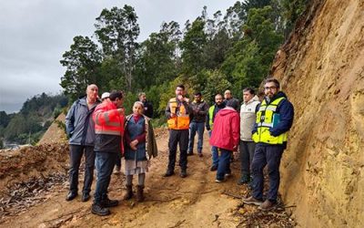 EN LOS RÍOS INSPECCIONAN OBRAS DEL CONTRATO CORRAL – CATRILELFU