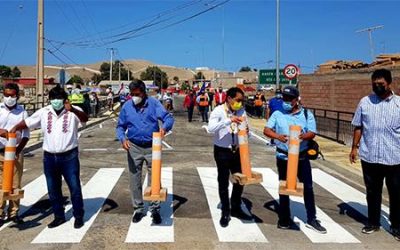 Atravieso construido por Vialidad fue puesto en servicio en Arica
