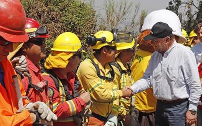 MINISTROS DE OBRAS PÚBLICAS Y AGRICULTURA ENTREGAN BALANCE DEL PLAN DE CONSTRUCCIÓN DE CORTAFUEGOS PARA EL CONTROL DE INCENDIOS FORESTALES
