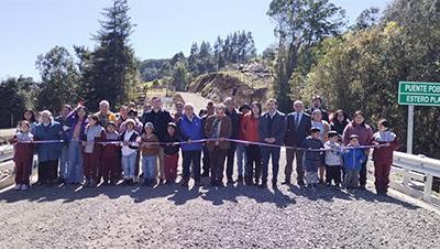 EN REGIÓN DE LOS RÍOS FUERON INAUGURADOS LOS PUENTES PANGUIMEO Y POBRE NEGRO