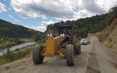 MOP avanza en la pavimentación de la ruta Achibueno en el tramo Peñasco Pejerrey de Linares