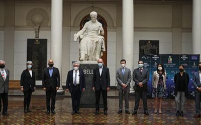 MOP y Universidad de Chile firmaron convenio de colaboración que tendrá a la Dirección de Vialidad como protagonista.