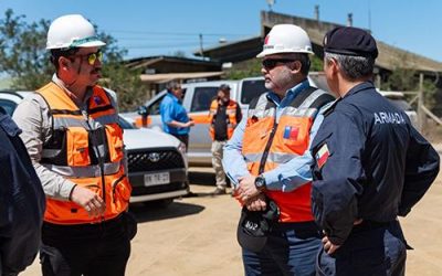 MOP PROYECTA TERMINAR LA PRIMERA ETAPA DE REMOCIÓN DE ESCOMBROS EL 25 DE FEBRERO