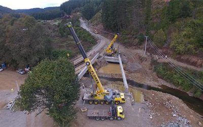 MOP FINALIZA EN SEPTIEMBRE OBRAS DE REPOSICIÓN DEL PUENTE MUCO, EN LA COMUNA DE LAUTARO