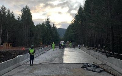 CONSTRUCCIÓN DE PUENTE SECO EN ARAUCANÍA SE ENCUENTRA EN ETAPA FINAL