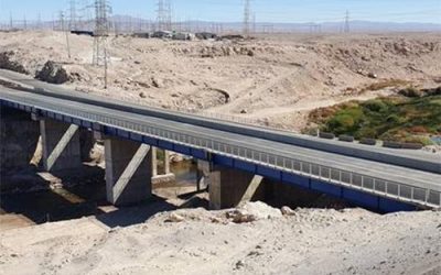 FINALIZÓ CONTRATO DE REPOSICIÓN DEL PUENTE LA POSADA EN LA REGIÓN DE ANTOFAGASTA