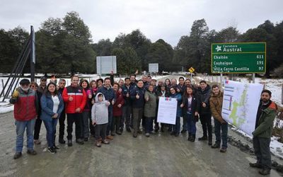 MOP ASUMIRÁ INVERSIÓN DE PAVIMENTACIÓN DE LA RUTA 7 TRAS FIRMA DE CONVENIO CON EL GOBIERNO REGIONAL DE AYSÉN
