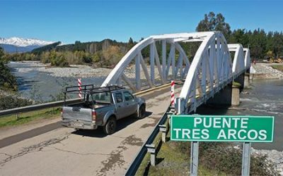 MINISTRA DE OBRAS PÚBLICAS ASISTE A REHABILITACIÓN DEL PUENTE TRES ARCOS