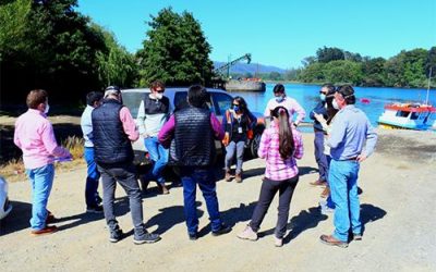 Empresas realizaron visita a terreno en el marco del proyecto “Mejoramiento Conexión Vial Las Mulatas – Torobayo – Cutipay” que contempla un túnel subfluvial en la Región de los Los Ríos.