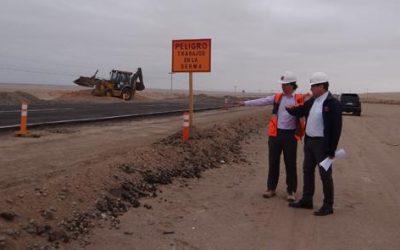 DIRECCIÓN DE VIALIDAD MEJORA TRAMO DE RUTA 5 HACIA EL LÍMITE CON PERÚ