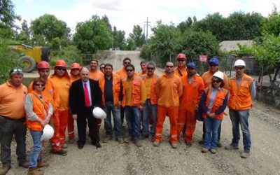 MOP con administración directa de Vialidad mejora camino en Linares
