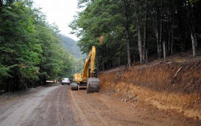 MOP trabaja en la conservación del camino Curacautín-Termas de Tolhuaca