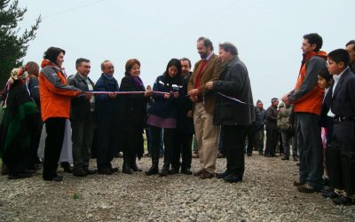 Inauguraron obras de mejoramiento en caminos rurales de Tralcao