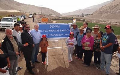 500 KILÓMETROS DE CAMINOS RURALES AHORA LUCEN CON PAVIMENTO