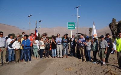 MOP HABILITA PARADEROS ESCOLARES EN 4 RUTAS DE LA REGIÓN