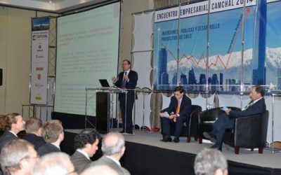 MINISTRO DE OBRAS PÚBLICAS, ALBERTO UNDURRAGA, DETALLA PLAN DE INVERSIONES EN INFRAESTRUCTURA 2015 A EMPRESARIOS DE LA CÁMARA CHILENA-ALEMANA DE COMERCIO