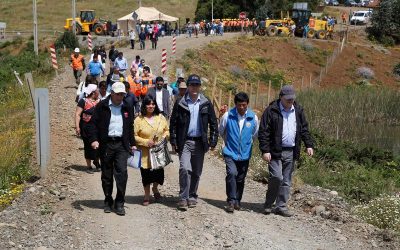 Ministro Undurraga al inspeccionar obras viales en La Araucanía: “Así como hay un derecho a la educación o a la salud, también hay un derecho a la conectividad”