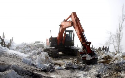 Ejecutan obras de conservación en más de 100 kilómetros de caminos cordilleranos de Lonquimay