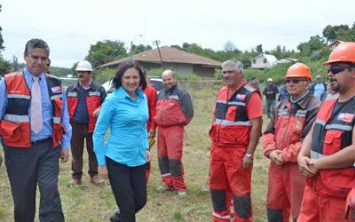 MINISTRA LORETO SILVA PARTICIPA EN INAUGURACIÓN DE PASARELA TIJERAL REALIZADA POR CAD