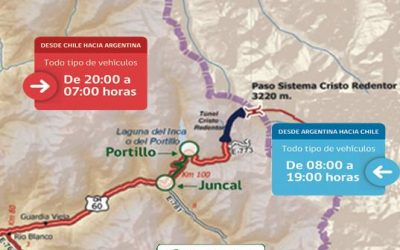 MOP ANUNCIA TRÁNSITO DIFERIDO EN CAMINO INTERNACIONAL POR OBRAS EN CUESTA CARACOLES