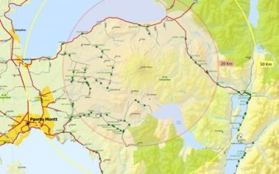 MINISTERIO DE OBRAS PÚBLICAS MONITOREA ESTADO DE INFRAESTRUCTURA Y AGUA EN ZONA DEL VOLCÁN CALBUCO