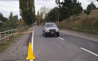 NACIMIENTO RECUPERA ANTIGUO ACCESO A LA COMUNA GRACIAS A PAVIMENTACIÓN
