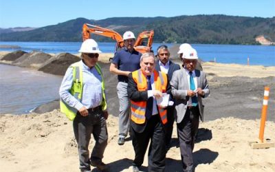 Costanera a Chiguayante tiene un 4% de avance