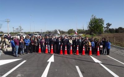Autoridades y vecinos pusieron en marcha blanca el baipás de San Clemente