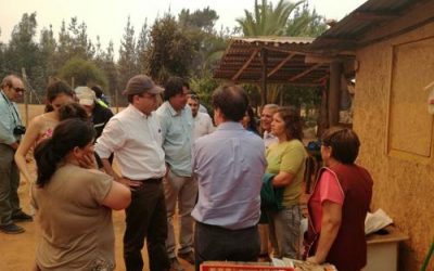 147 MÁQUINAS DEL MOP TRABAJAN EN COMBATE AL FUEGO EN ZONAS AFECTADAS POR INCENDIOS FORESTALES