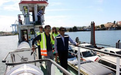 Barcaza Tehuelche inició oficialmente conectividad fluvial entre Las Mulatas y Torobayo
