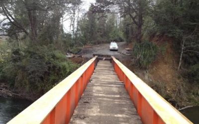 MOP ejecuta obras de reposición de puente Hernández en la Araucanía