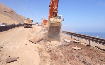 MINISTERIO DE OBRAS PÚBLICAS INICIA LA RECONSTRUCCIÓN DE LA RUTA QUE UNE ALTO HOSPICIO CON IQUIQUE