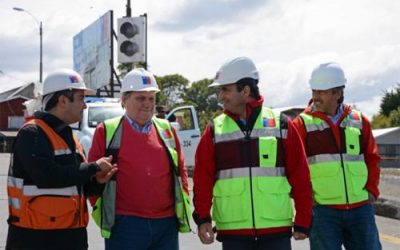 Ministro (s) de Obras Públicas visitó las obras temporales del Puente Chacao