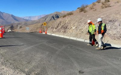 Vialidad avanza en obras de pavimentación de ruta Antakari en la Región de Coquimbo