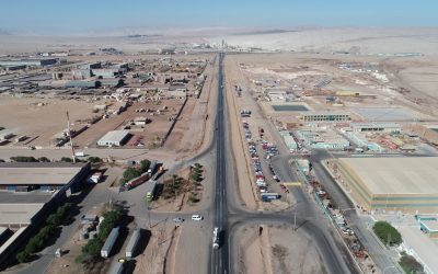 Vialidad de Antofagasta avanza con obras de pavimentos rurales en poblado de Quillagua