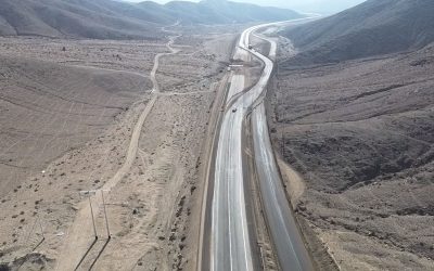 Un 42% de avance presentan obras de reposición de ruta 30 en Copiapó de la Región de Atacama
