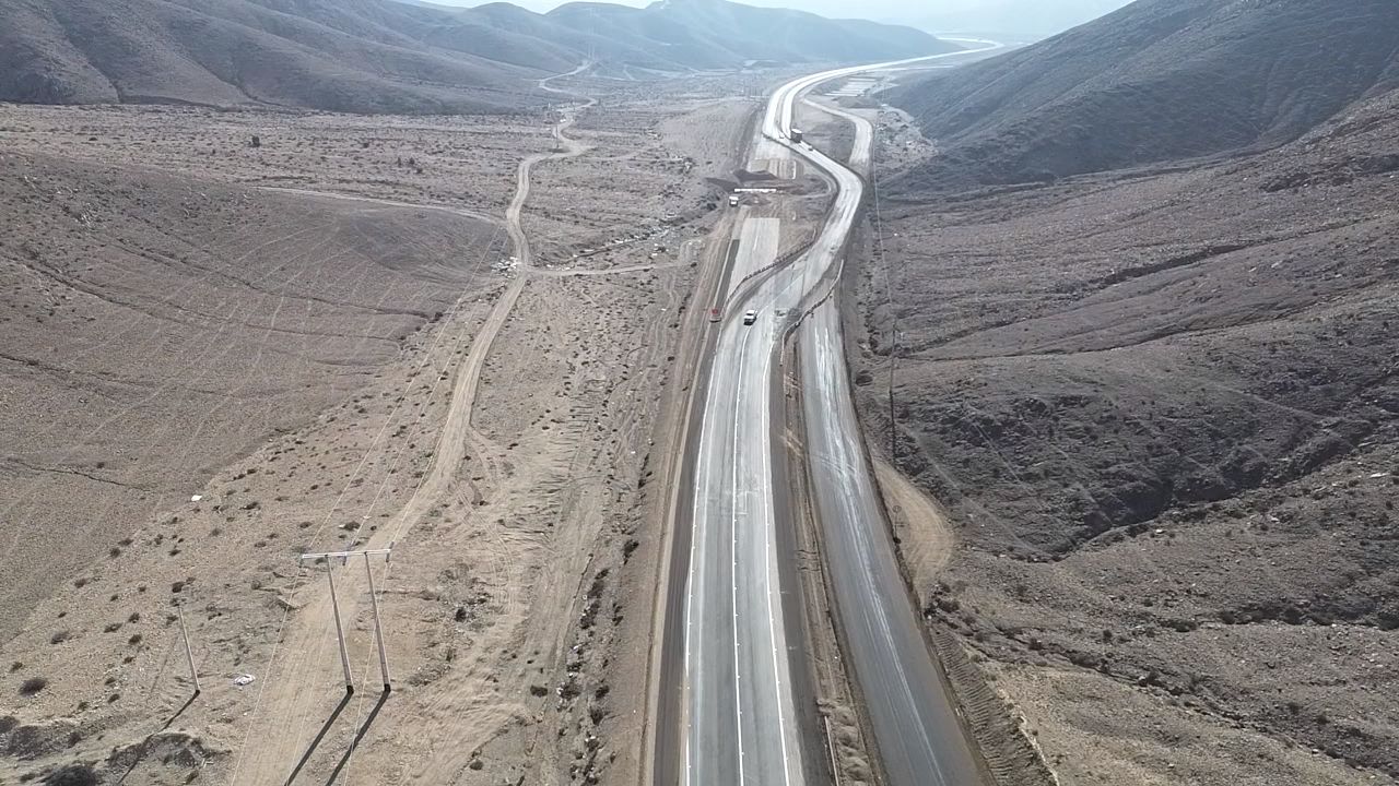 Un 42% de avance presentan obras de reposición de ruta 30 en Copiapó de la Región de Atacama