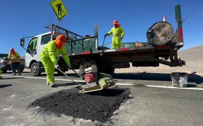 MOP inició labores de conservación en ruta a Taltal B-710
