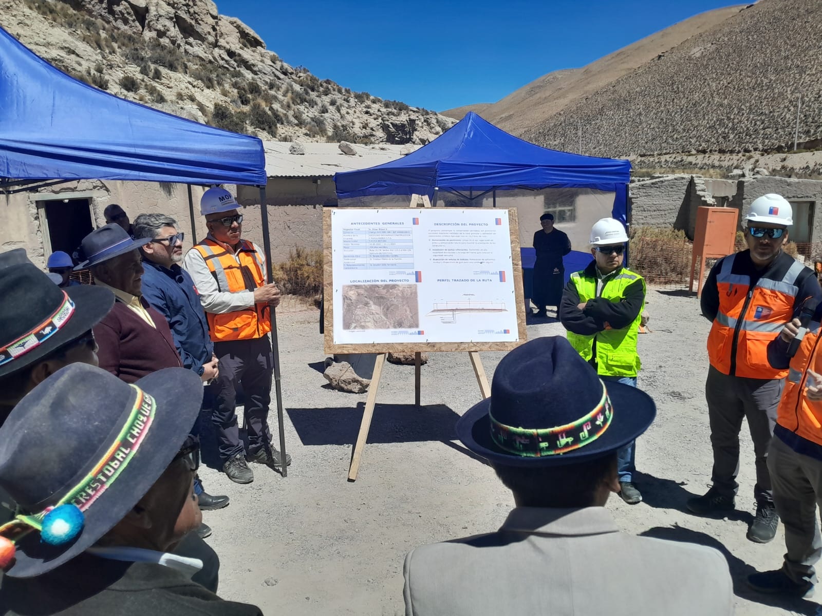Conservación ruta 15-CH Colchane, Región de Tarapacá.