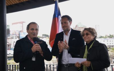 Ministras de Obras Públicas y de las Culturas anunciaron el diseño ganador del concurso Hito Cero Ruta 7 en la Región de Los Lagos